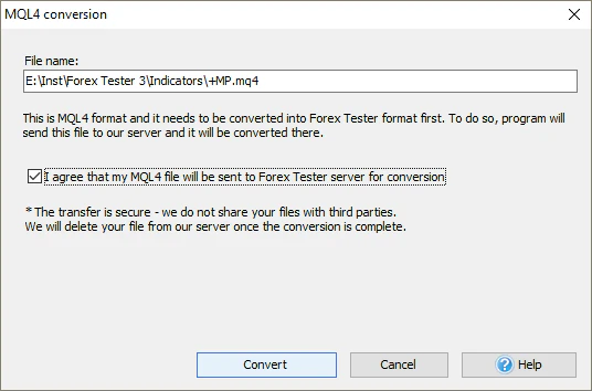screenshot of Forex Tester
